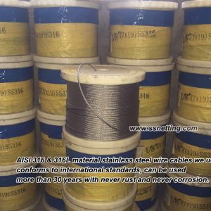 Stainless Steel Rope Mesh 316, 316L